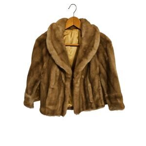 Vintage Mink Fur Dils Brothers & Company Made in USA Shawl